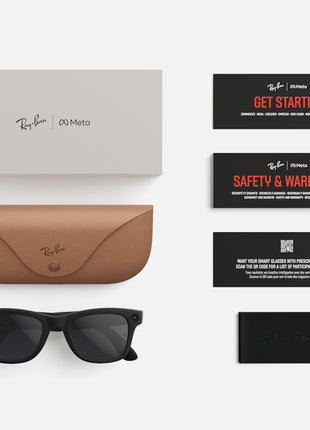 Ray-Ban Meta Wayfarer (Gen 2) Shiny Black / Transitions Graph Green Lenses