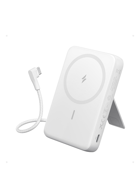 Anker Zolo PowerBank 10.000 mah USB C, MagSafe Color Blanco