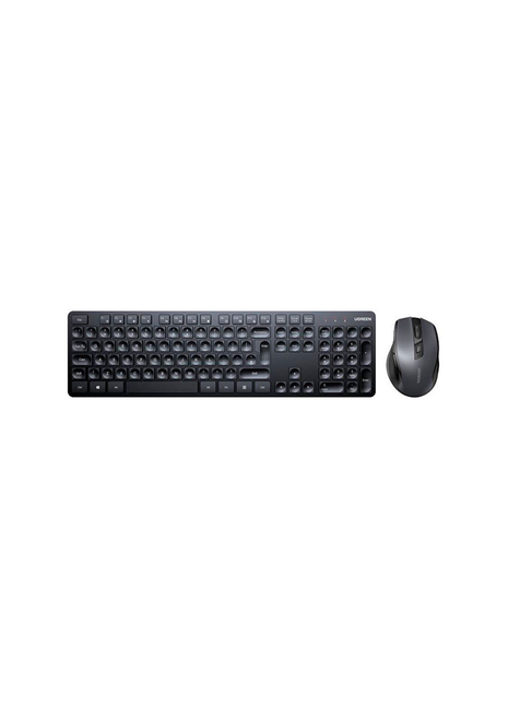 Ugreen Wireless computer mouse and keyboard set 2.4Ghz MK006 - black