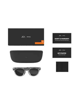 Oakley X Meta HSTN Transitions Grey Lense & Shiny Clear Frame
