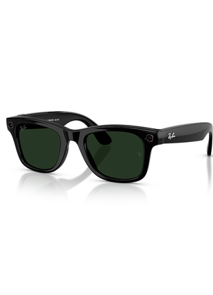 Ray-Ban Meta Wayfarer (Gen 2) Shiny Black / Transitions Graph Green Lenses