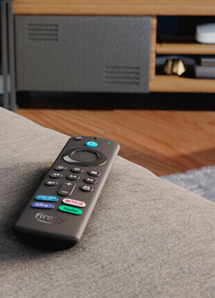 Control por voz de Alexa (3.ª generación) con controles de TV, Requiere dispositivo Fire TV compatible