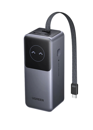 UGREEN Neoxde Pro Power Bank 130W 20000mAh con cable incorporado USB C 55365B