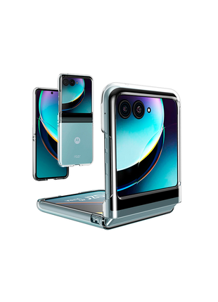 Foluu Funda para Motorola Razr 2023 [No compatible con Razr Plus 2023], Moto Razr 2023 Funda transparente para teléfono de policarbonato duro