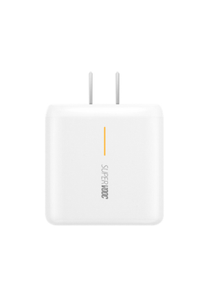 Oneplus, Oppo 65W Super VOOC Charger Power adapter Kit 5V - 2A / 10V - 6.5 (MaX) With Cable Type C - White