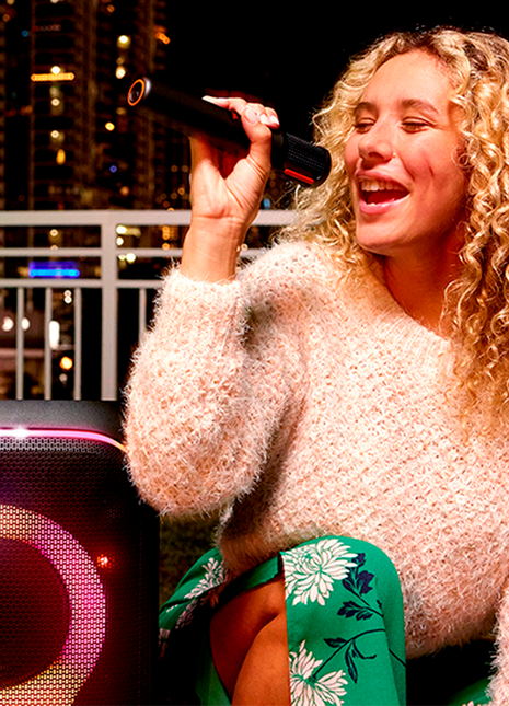 JBL PartyBox Sistema inalámbrico de 2 micrófonos con receptor de doble canal (Recargable)