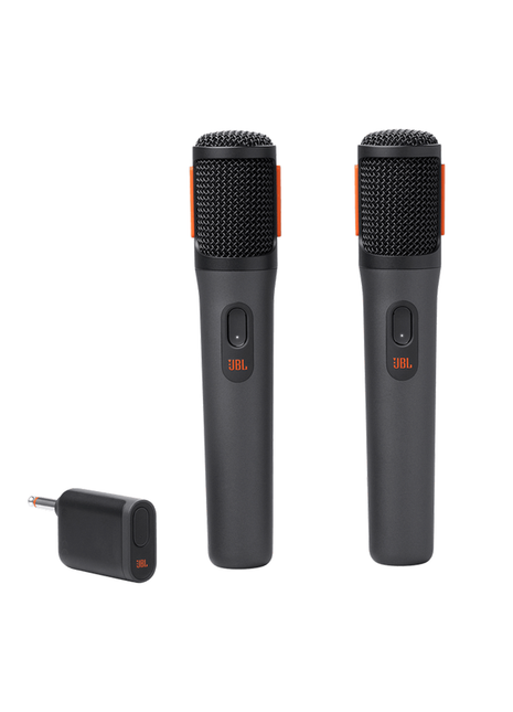 JBL PartyBox Sistema inalámbrico de 2 micrófonos con receptor de doble canal (Recargable)