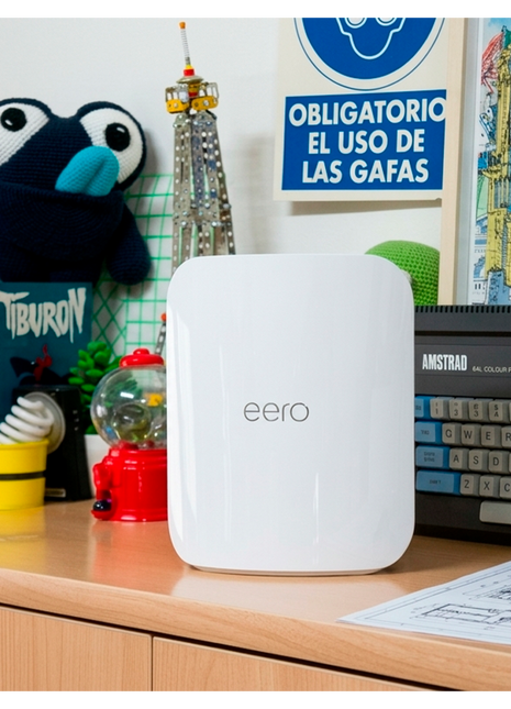 Amazon eero Max 7 mesh wifi router cobertura de hasta 232 m², conexión de más de 250 dispositivos