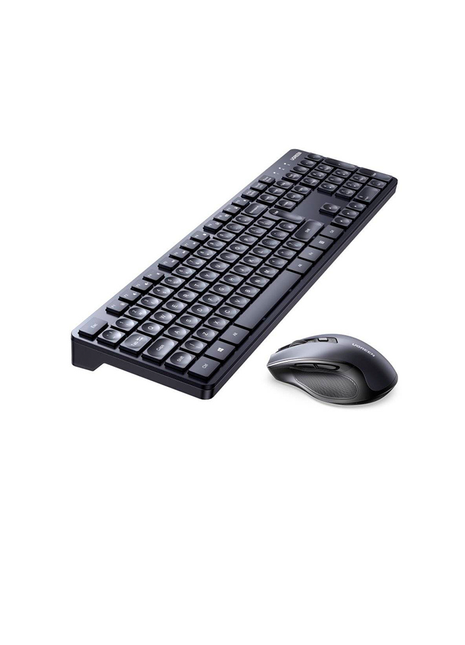 Ugreen Wireless computer mouse and keyboard set 2.4Ghz MK006 - black