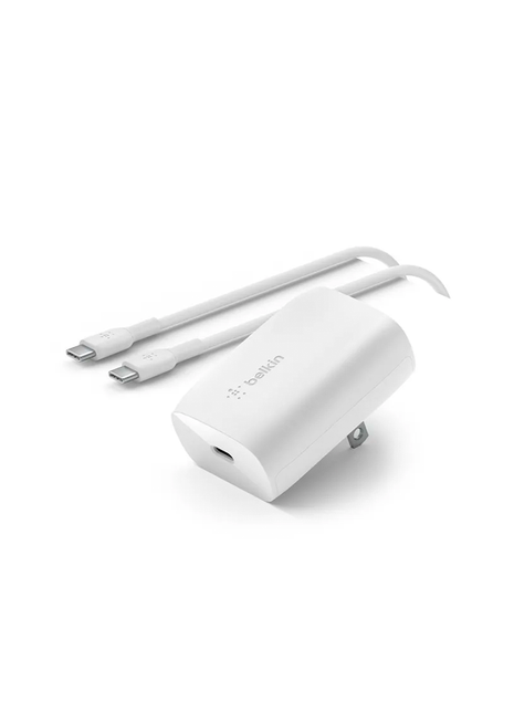 Belkin Cargador de pared USB C de 30W + Cable USB C a USB C