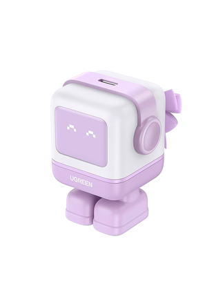 Ugreen Cargador con Robot Nexode USB-C  Fast Charge 30W Purpura