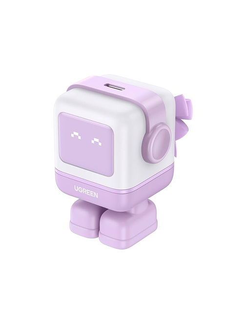 Ugreen Cargador con Robot Nexode USB-C  Fast Charge 30W Purpura