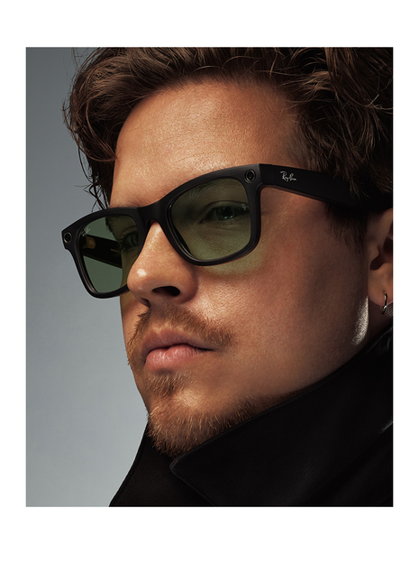 Ray-Ban Meta Wayfarer Gen 2 Shiny Black, Green Lenses Standard