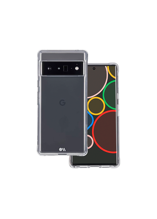Case-Mate - Serie Tough - Paquete de protección - Funda y protector de pantalla para Google Pixel 6 Pro - Transparente