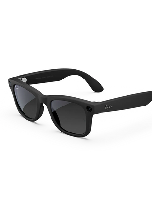 Meta Ray-Ban Wayfarer Gen 2 Matte Black Frame Polar Gradient Graphite Lens