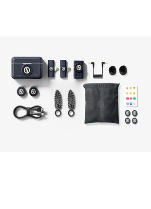 Hollyland Lark M2 Wireless Lavalier Microphone Combo (iPhone/Android/Camera/PC/Laptop) Negro