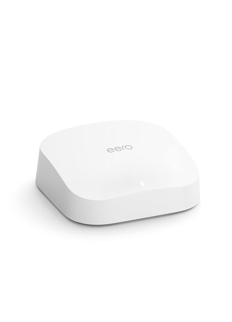 Amazon eero 6 Sistema Wi-Fi 6 de malla de triple banda con hub de smart home Zigbee incorporado (1 router eero 6 + 1 extensore eero 6)