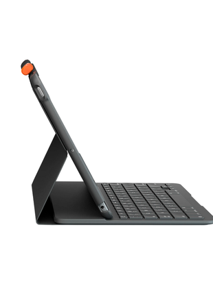 Logitech iPad (7th, 8th and 9th generation) Keyboard Case | Slim Folio with integrated wireless keyboard (Graphite)