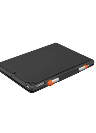 Logitech iPad (7th, 8th and 9th generation) Keyboard Case | Slim Folio with integrated wireless keyboard (Graphite)