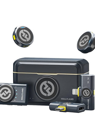 Hollyland Lark M2 Wireless Lavalier Microphone Combo ( Color Negro )
