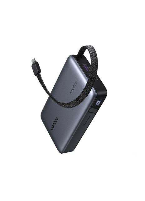 UGREEN POWER BANK NEXODE 20.000mAh 67W CABLE USB-C INTEGRADO PANTALLA LED SMART