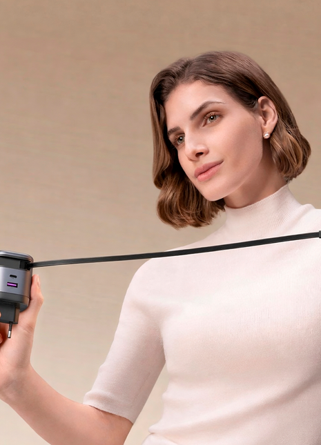 UGREEN Nexode Cargador USB C 65W GaN con Cable Retráctil