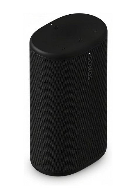 Sonos Play - Altavoz Bluetooth portátil con WiFi, Alexa, batería de 24 horas, base de carga, color negro