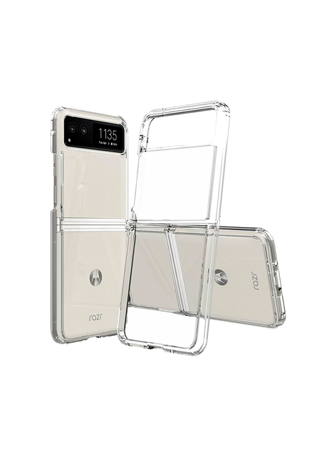 Foluu Funda para Motorola Razr 2023 [No compatible con Razr Plus 2023], Moto Razr 2023 Funda transparente para teléfono de policarbonato duro