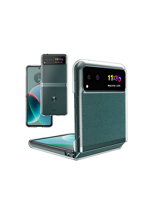 Foluu Funda para Motorola Razr 2023 [No compatible con Razr Plus 2023], Moto Razr 2023 Funda transparente para teléfono de policarbonato duro
