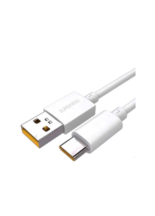 Oneplus, Oppo 65W Super VOOC Charger Power adapter Kit 5V - 2A / 10V - 6.5 (MaX) With Cable Type C - White
